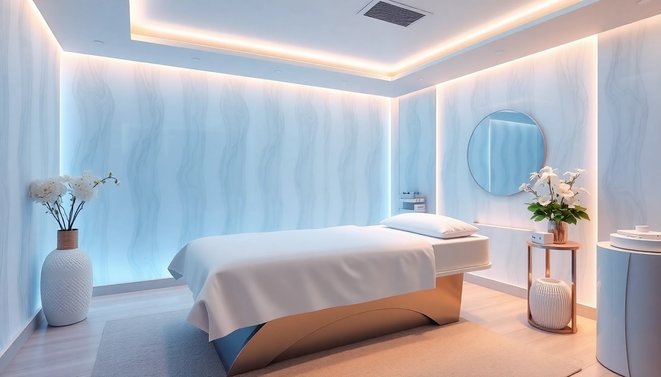 Showcase a tranquil spa atmosphere centered on fat reduction treatments promoting wellness and body confidence.