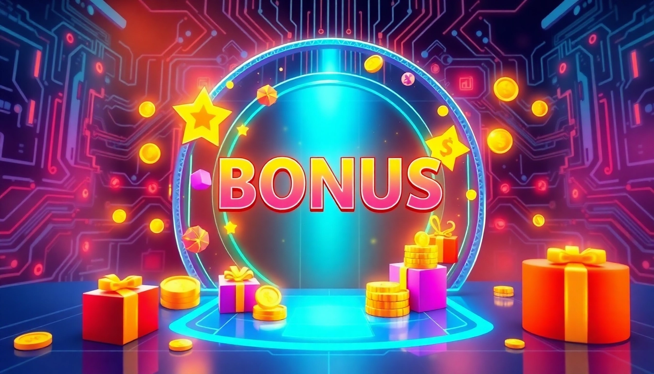 Earn bonuses with leading bonus veren siteler featuring engaging icons and vibrant visuals.