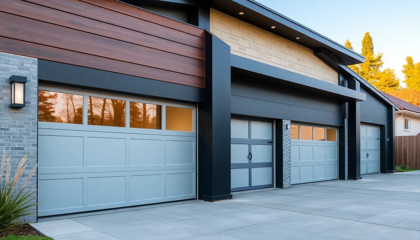 Showcasing custom garages with modern architecture and spacious layouts designed to enhance functionality and style.