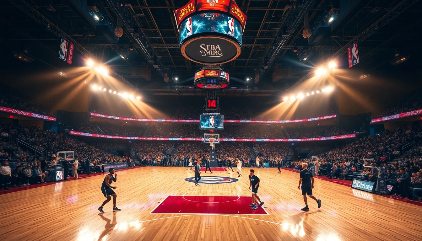 Experience thrilling NBA중계 moments as players compete passionately on the court.