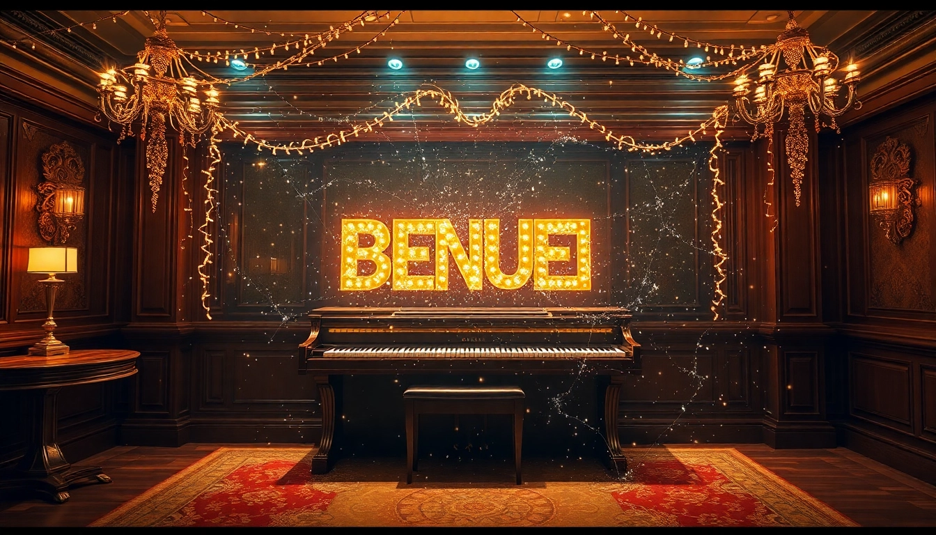Claim your welcome bonus with a golden ticket adorned with festive lights and elegant texture.
