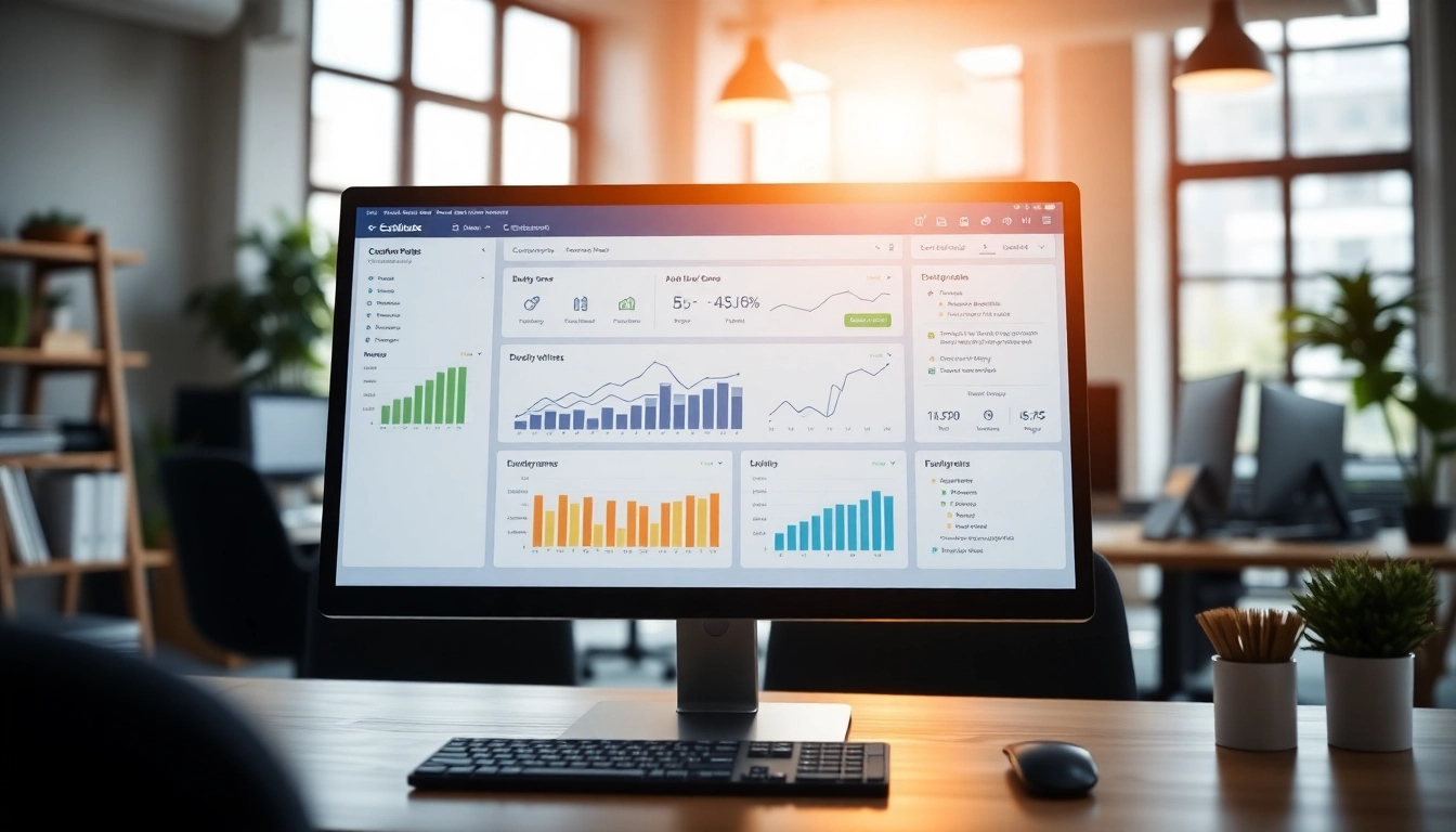 Engaging visual of customer retention software dashboard showcasing analytics and user interface.