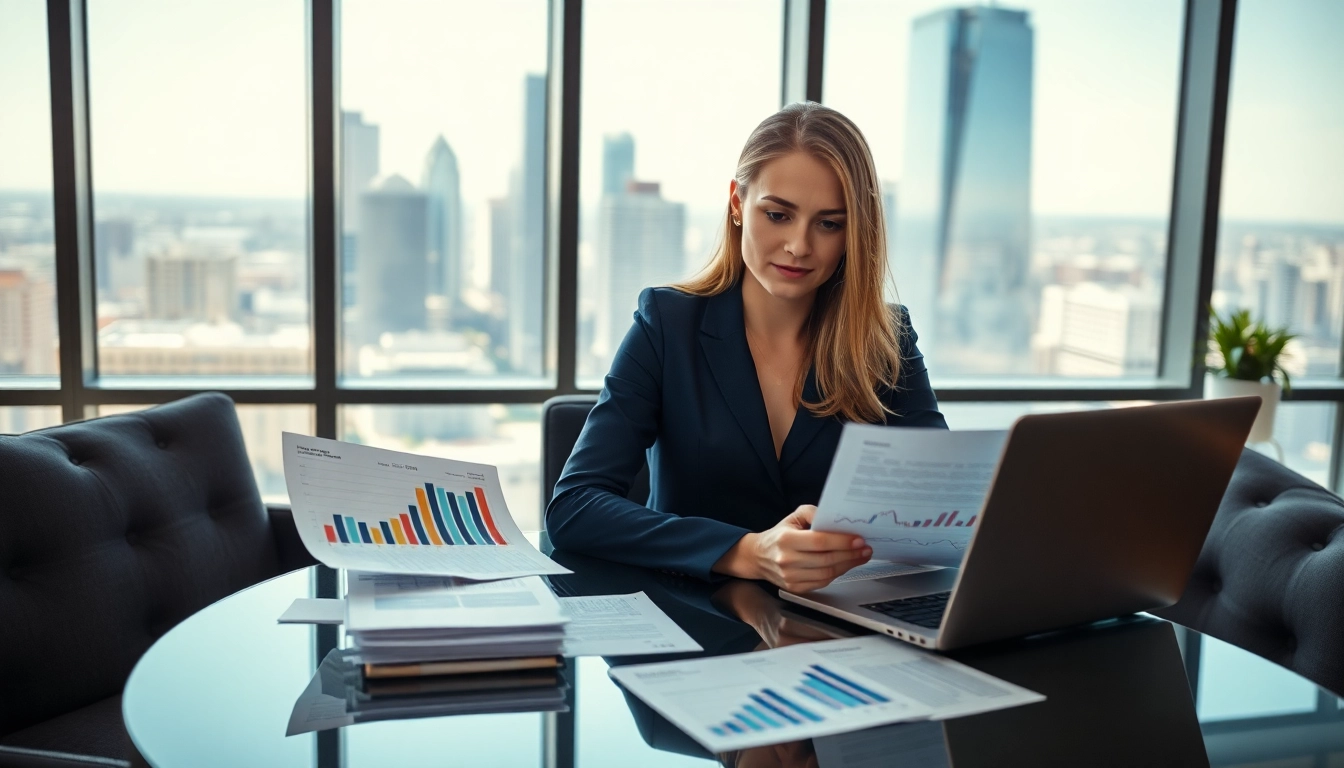 Business financing insights gained from a professional consultation in a modern office.