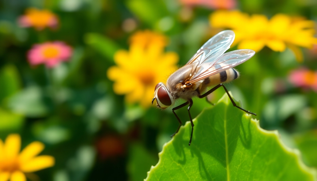 Find out if do flies pee in this detailed close-up of a fly on a leaf.