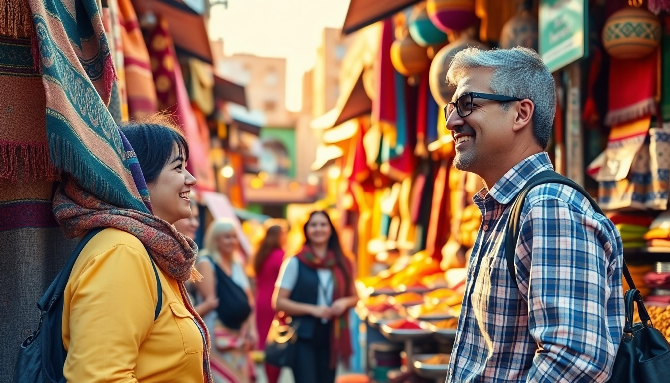 Agencia de viajes en Marruecos que ofrece experiencias únicas en coloridos mercados.
