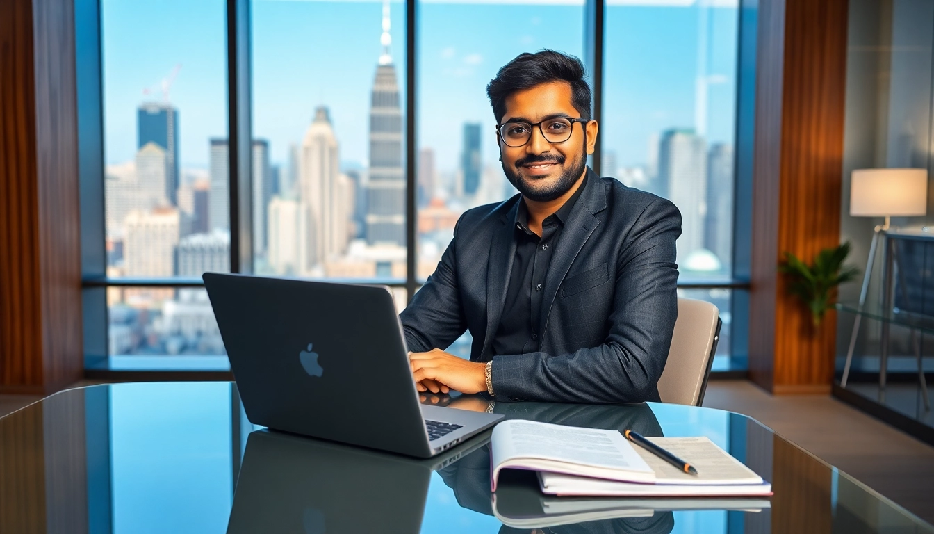 Aravind Srinivas leading innovative discussions in a modern office setting.