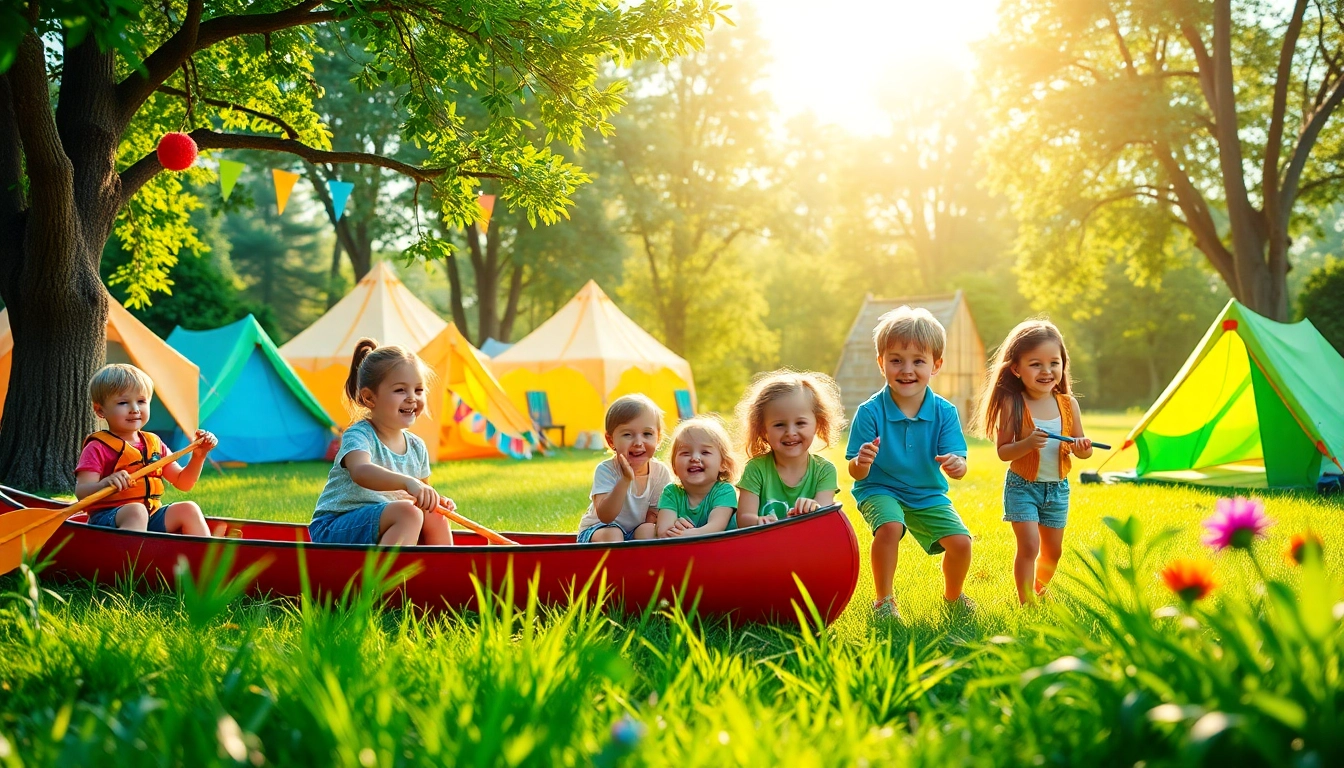 Children engaging in various activities at holiday camps, enjoying a vibrant summer experience.